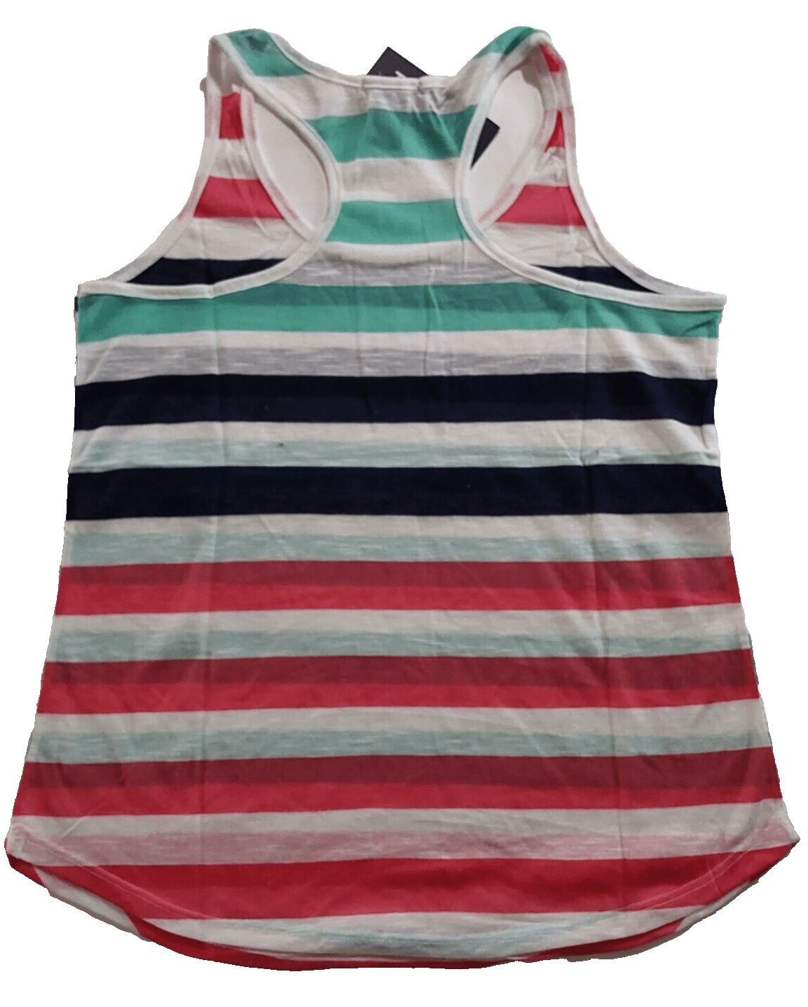 Timing Clothing, Shoes & Accessories:Women:Women's Clothing:Tops 2 Timing Womens Racerback Tank Tees Multicolor Striped Lightweight ~ Large ~ NWT