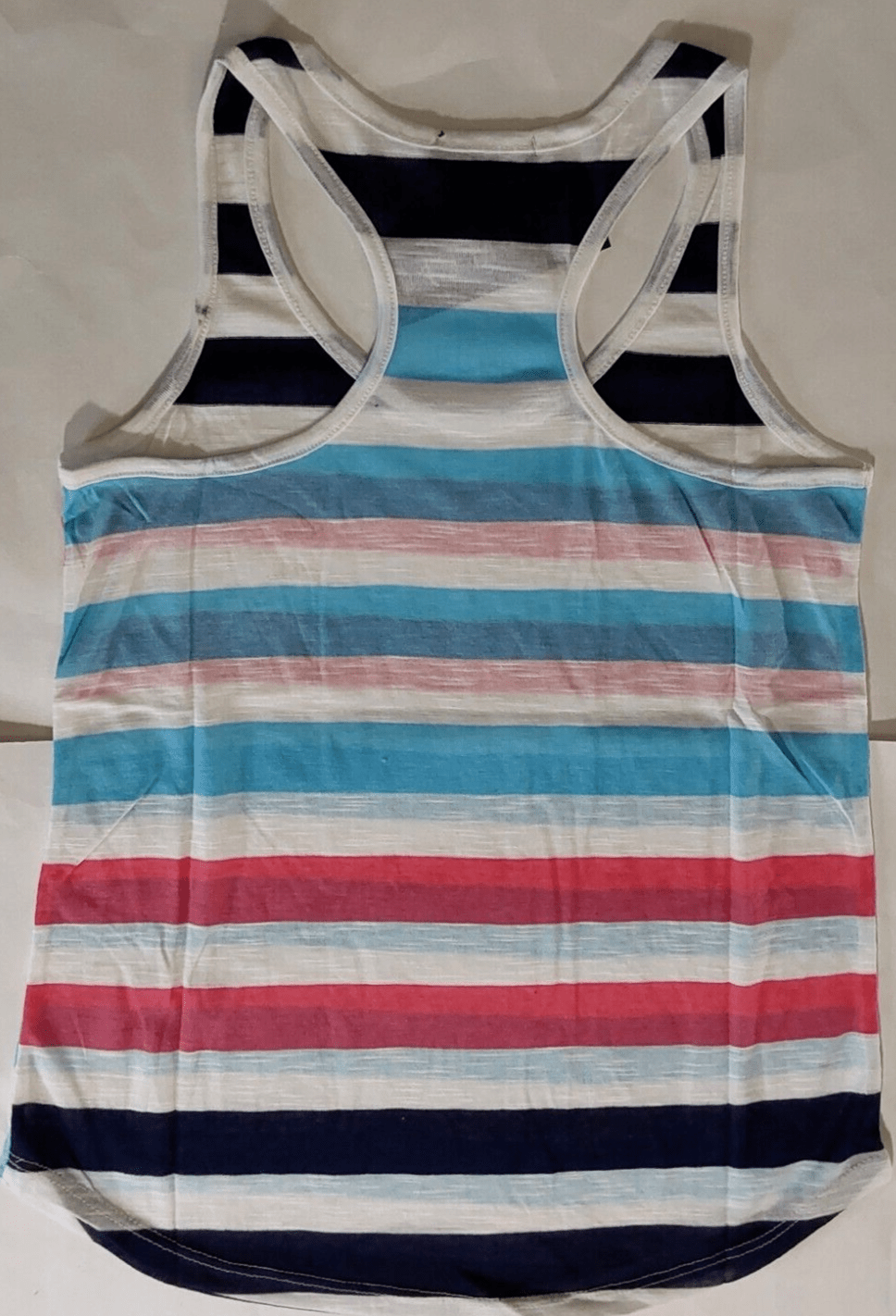 Timing Clothing, Shoes & Accessories:Women:Women's Clothing:Tops 2 Timing Womens Racerback Tank Tees Multicolor Striped Lightweight ~ Small~ NWT