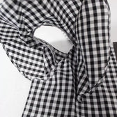 Timing Clothing, Shoes & Accessories:Women:Women's Clothing:Tops Timing Black & White Plaid Off-Shoulders Ladies Cropped Tank Top Size Med. ~ NWT