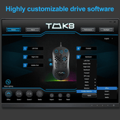 TMKB Computers/Tablets & Networking:Keyboards, Mice & Pointers:Mice, Trackballs & Touchpads TMKB Falcon M1 SE Matte Black Ultralight Honeycomb Gaming Mouse RGB 16.8M ~ New