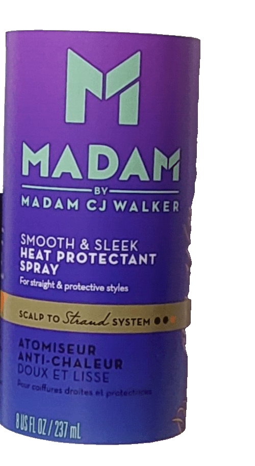 Walker Health & Beauty:Hair Care & Styling:Styling Products Madam by Madam CJ Walker Smooth & Sleek Heat Protectant Spray ~ 8 Fl oz