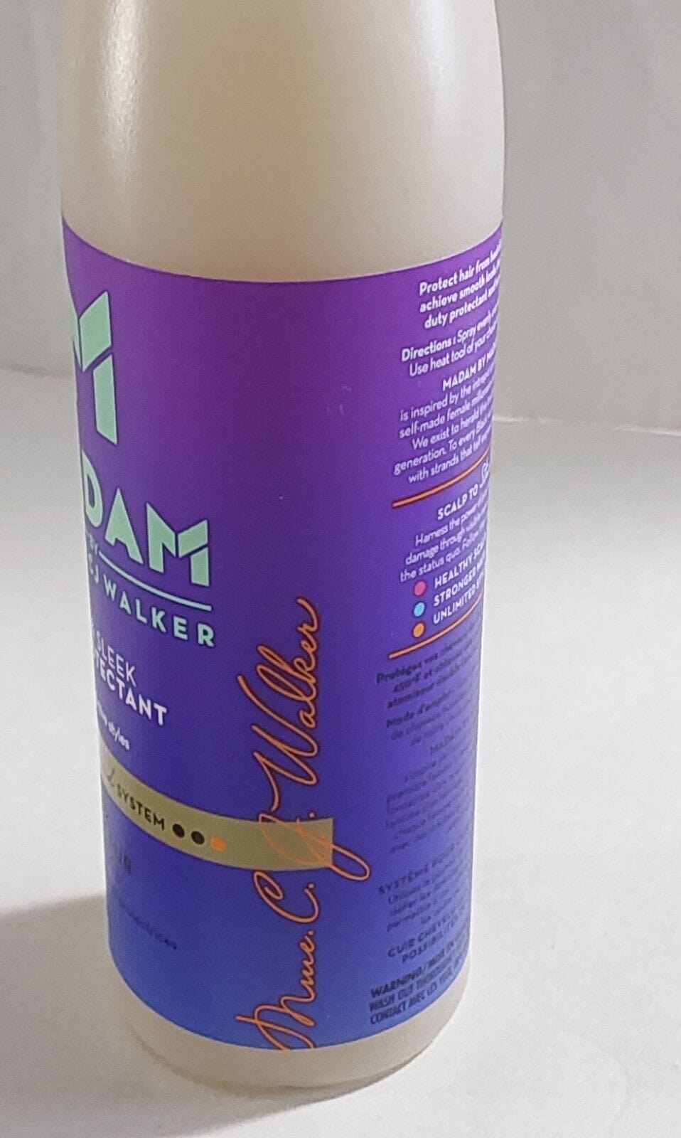 Walker Health & Beauty:Hair Care & Styling:Styling Products Madam by Madam CJ Walker Smooth & Sleek Heat Protectant Spray ~ 8 Fl oz