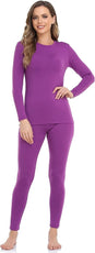 WEERTI Sporting Goods:Winter Sports:Clothing:Base Layers & Thermals WEERTI Thermal Underwear Women's Base Layer Set Long Johns Hiking Ski Purple ~XL