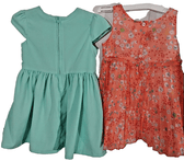 Youngland Baby & Carter's Clothing, Shoes & Accessories:Baby:Baby & Toddler Clothing:Outfits & Sets Lot of 2 Youngland Baby Peach Foral & Carter's Aqua Size 18M Dresses  ~  Used