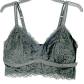 Auden Clothing, Shoes & Accessories:Women:Women's Clothing:Intimates & Sleep:Bras & Bra Sets Auden Black Lace Bralette Womens X-Large Long-Line Lightly-Lined Removable Pads