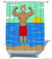 BigMouth, Inc. Home & Garden:Bath:Bathroom Accessories:Bath Mats, Rugs & Toilet Covers BigMouth Inc. MUSCLE BUFF MAN - Funny Gag 