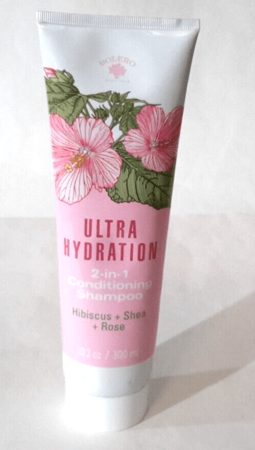 Bolero Health & Beauty:Hair Care & Styling:Shampoos & Conditioners Bolero Ultra Hydration 2-In-1 Conditioning Shampoo ~Hibiscus + Shea + Rose ~ New