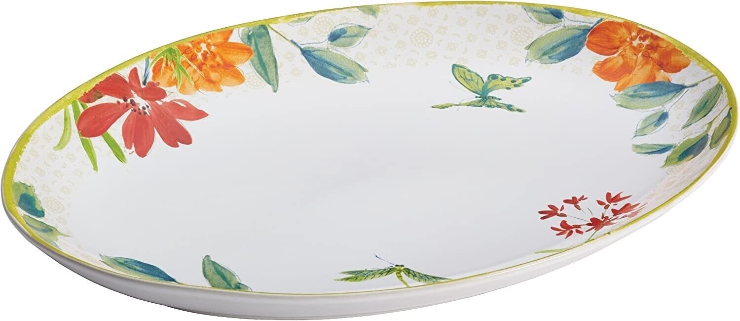 BonJour Home & Garden:Kitchen, Dining & Bar:Dinnerware & Serveware:Platters Bonjour Al Fresco Serveware 9.75" X 14" Microwave/Dishwasher Safe Platter ~ New