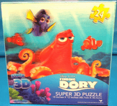 Cardinal Toys & Hobbies:Puzzles:Contemporary Puzzles:Jigsaw Disney Pixar FINDING DORY - Super 3D Puzzle - Cardinal - 24 Pieces - 18