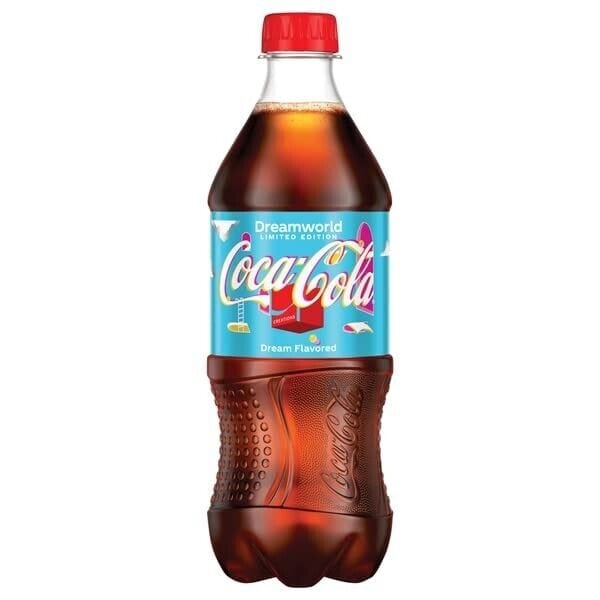 Coca-Cola Collectibles:Advertising:Soda:Coca-Cola:Cans Coca-Cola Dreamworld ~ Limited Edition Dream Flavored ~ 20 fl oz Bottle • Exotic