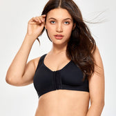 DELIMIRA Clothing, Shoes & Accessories:Women:Women's Clothing:Intimates & Sleep:Bras & Bra Sets DELIMIRA Women's Front Closure Wireless Back Support Full Coverage Bra ~ NWOT