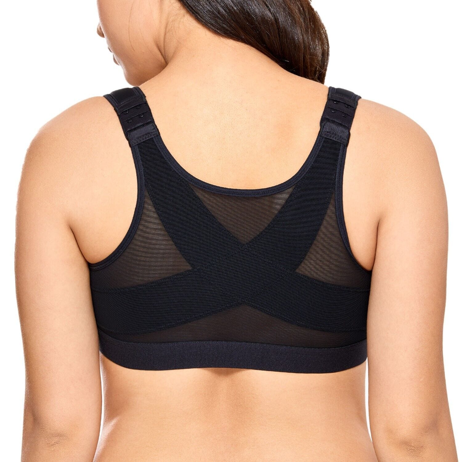 DELIMIRA Clothing, Shoes & Accessories:Women:Women's Clothing:Intimates & Sleep:Bras & Bra Sets DELIMIRA Women's Front Closure Wireless Back Support Full Coverage Bra ~ NWOT