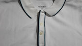 Goodfellow & Co. Clothing, Shoes & Accessories:Men:Men's Clothing:Shirts:Polos Goodfellow & Co. Men Textured Polo White Blue Aqua Trim ~ Short Sleeve ~ NWOT