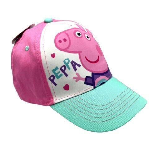 Hasbro Clothing, Shoes & Accessories:Kids:Girls:Girls' Accessories:Hats Hasbro Peppa Pig Kid's/Youth Baseball Hat~Adjustable Back~ Pink/White/Aqua ~ NWT