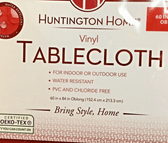 Huntington Home Home & Garden:Kitchen, Dining & Bar:Linens & Textiles:Tablecloths Huntington Vinyl Fall Tablecloth Oblong, Acorns & Autumn Leaves ~ 60