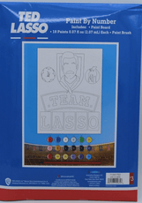 Innovative Designs Crafts:Art Supplies:Painting Supplies:Paint by Numbers Kits Ted Team Lasso ~ Paint by Number Art Set ~ Paint Board ~ Paints ~ Paint Brush