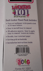 Lockers 101 Home & Garden:School Supplies:Other School Supplies LOCKERS 101 Locker Panels Glam Gear for your Locker ~ 4 Pre- Panels ~ New