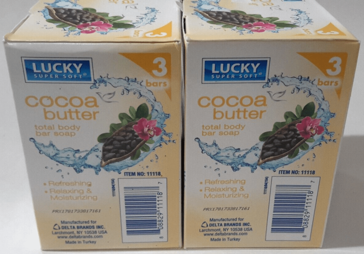 Lucky Brand Health & Beauty:Bath & Body:Body Soaps 2 x 3-Pack Lucky Super Soft Cocoa Butter Total Body Bar Soaps ~ 3.2 oz Each