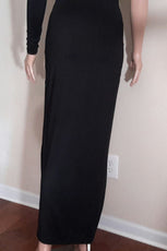 MAKEMECHIC Clothing, Shoes & Accessories:Women:Women's Clothing:Dresses Makemechic Women’s One Shoulder Long Sleeve, Sheath Dress ~ SZ. XS ~ Black ~ NWT