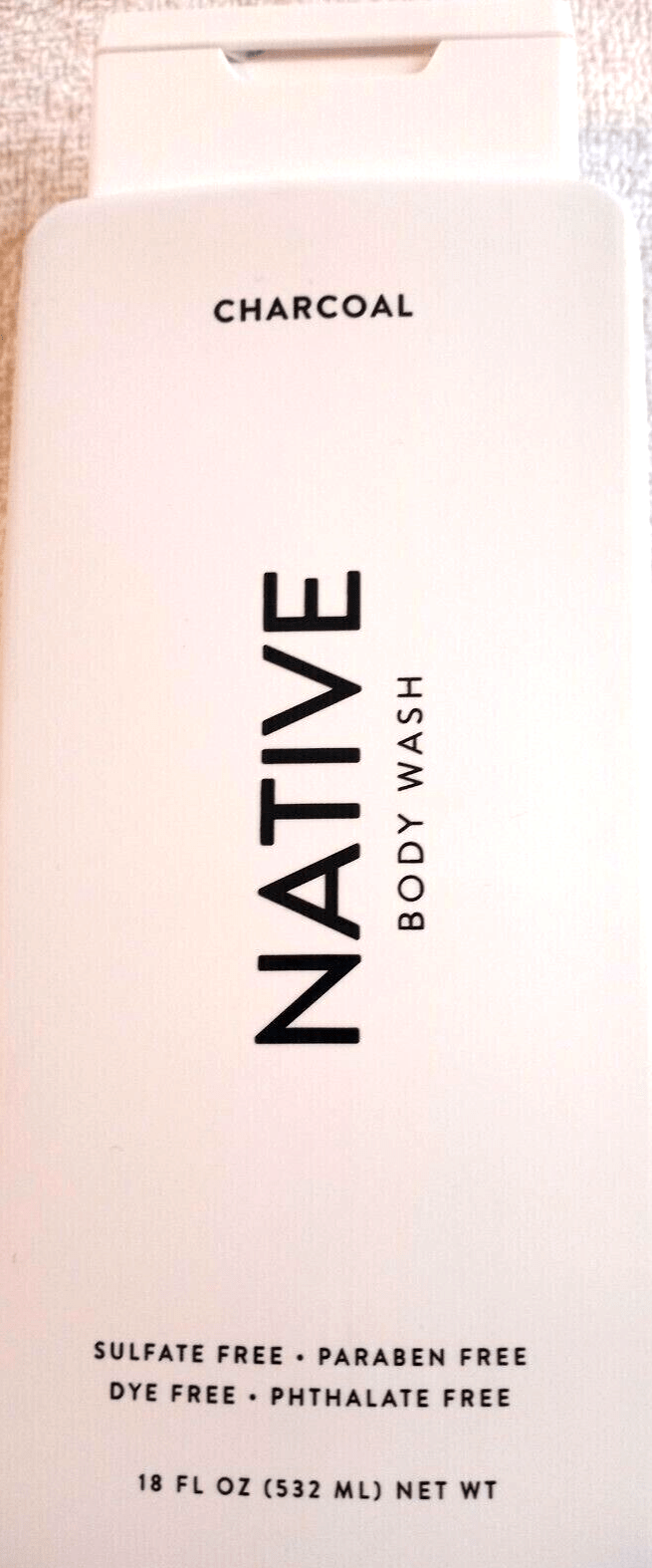 Native Health & Beauty:Bath & Body:Body Washes & Shower Gels Native Body Wash Paraben, Sulfate, Dye & Phthalate Free - Charcoal - 18 Fl oz.