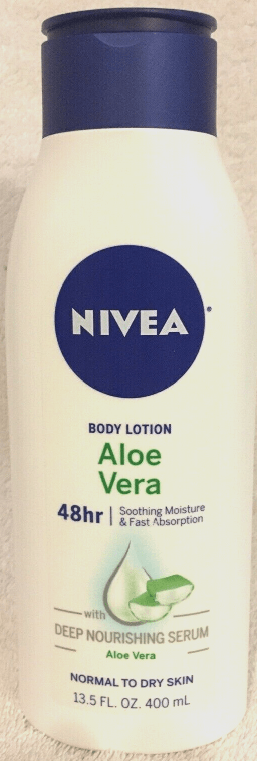 NIVEA Health & Beauty:Skin Care:Moisturizers Nivea Body Lotion Aloe Vera 48 Hr Soothing Moisture Deep Serum ~ 13.5 fl oz