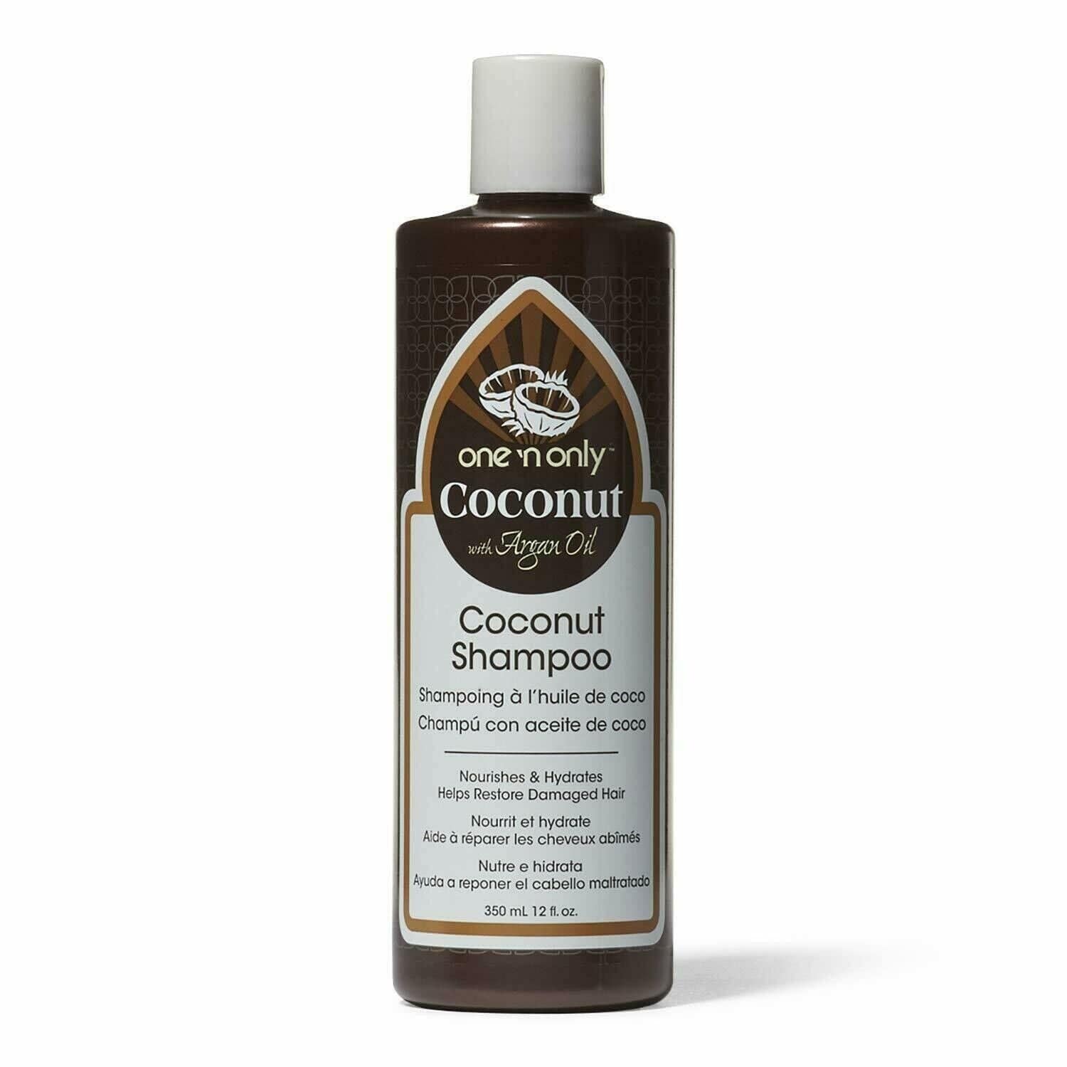 One 'n Only Health & Beauty:Hair Care & Styling:Shampoos & Conditioners One 'N Only Coconut with Argan Oil Shampoo Nourishes & Hydrates Restore - 12 oz