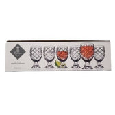 Shannon Crystal Collectibles:Kitchen & Home:Barware:Shot Glasses Shannon by Godinger Crystal Pineapple Grove Shooters Shot Glasses ~ Box Set of 6