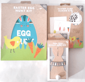 Table Fun Crafts:Scrapbooking & Paper Crafts:Paper Crafts:Card Making Planet Friendly Easter Card Making Kit, Egg Decorating Kit,Bunny Hunting Pom Pom